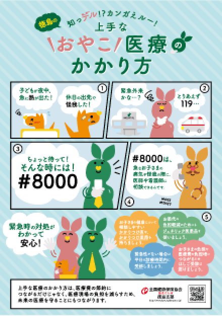 上手な医療のかかり方パンフレット